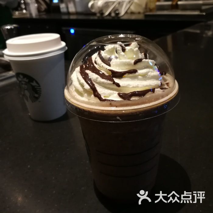 星巴克黑白摩卡星冰乐图片-北京星巴克-大众点评网