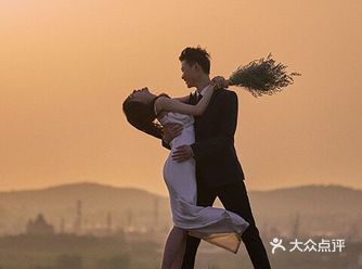 爱在日落黄昏时绝美电影感婚纱照️我爱了