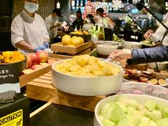 自助取餐区-晶华酒店柏丽厅
