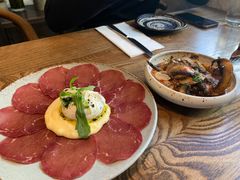 风干牛肉黑松露温泉蛋土豆泥-Apollo·西班牙小酒馆(安福路店)