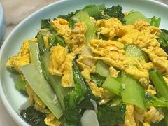 鸡蛋虾皮小白菜-小吊梨汤·北京菜·烤鸭(双井乐成中心店)