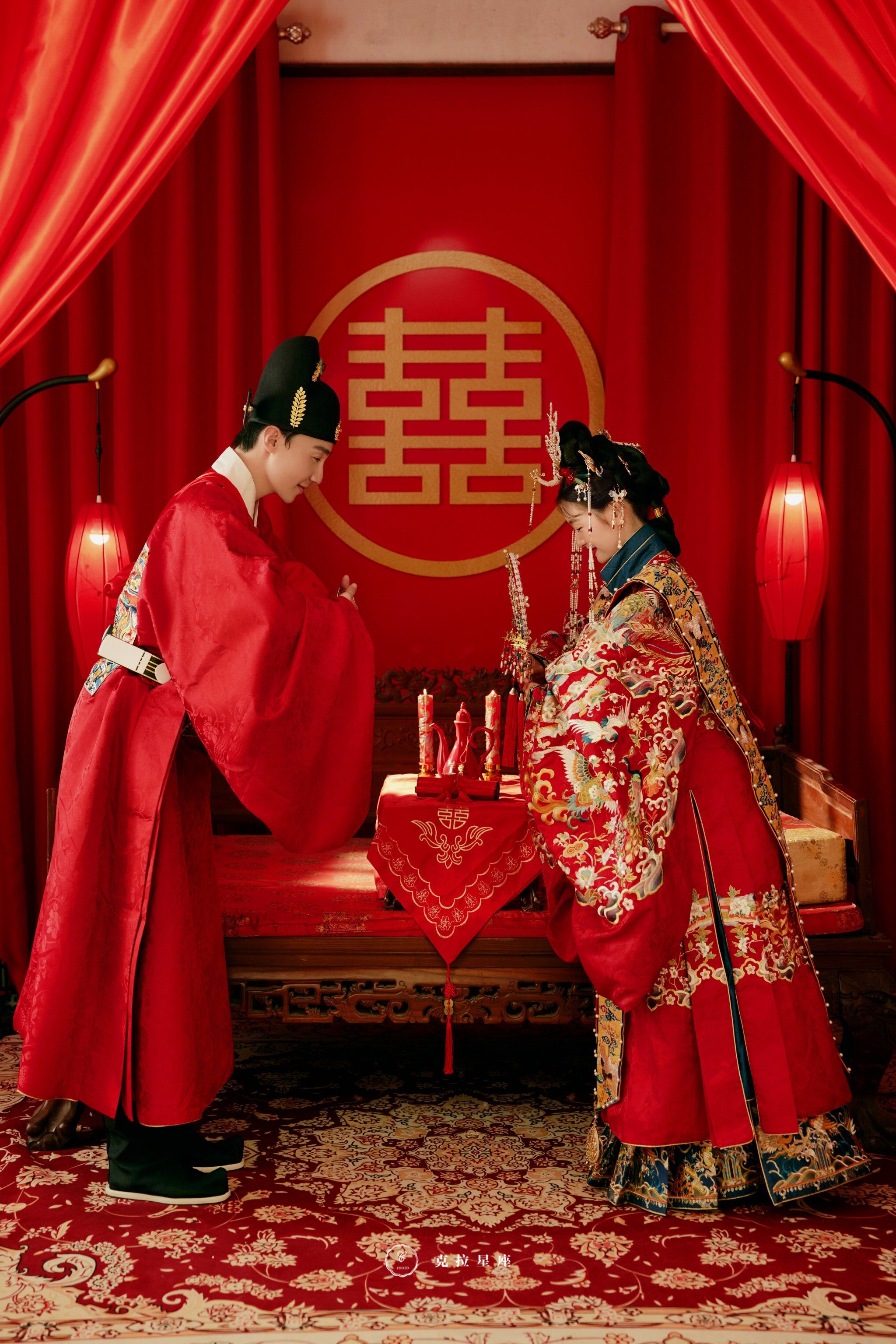 珠海婚纱照中式仪式感汉服