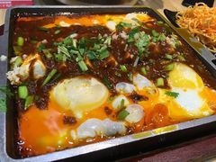 石板鸡蛋豆腐-鑫日千里马朝鲜族小馆(总店)