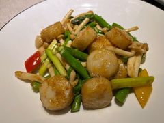 烧汁白玉菇炒带子-尚一汤·粤菜海鲜(环球港店)