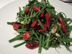 炝炒南瓜苗-花椒笑成都小馆(百脑汇店)