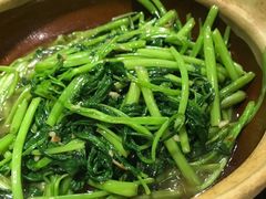 啫啫虾酱空心菜-熠盛粤味(永康路店)