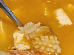 石锅海鲜豆腐-渔家风味·鲅鱼水饺·央视展播·海鲜天津菜(开发区店)