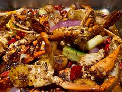 招牌香辣蟹-休记光头香辣蟹干锅店(衣冠庙店)