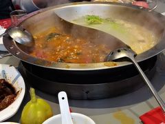 骨汤鸳鸯锅-华晟山城火锅(东城天下店)
