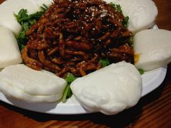 京酱肉丝夹饼-东北人家铁锅炖(鞍山路店)