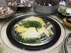 时蔬拼盘-船梆煮•蒸汽海鲜·炉火烤肉(五四广场店)