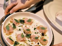 烟熏帝王鱼薄片-壳里西餐厅Coquille Seafood Bistro(蒙自路店)