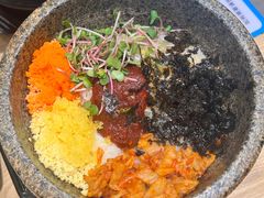 石锅鱼籽拌饭-海兰江石锅饭(水上店)