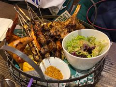 炭烤蔬菜牛肉串-疯克大象美式烤肉餐厅