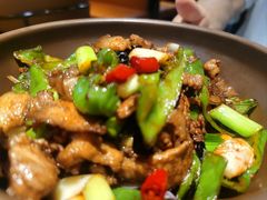 辣椒炒土猪肉-胡记德源粉·湖南菜(双安店)