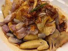 葱油杏花鸡-悦湖公馆