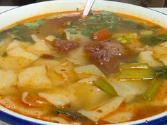 -明记汤揪片子炒面(红山市场特色美食街店)