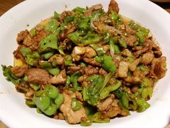 辣子炒土猪肉-滇铺子·云南特色菜·第九届野生菌美食节(东风东路c86店)