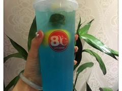 蓝色海洋苏打水-80度城市咖啡(威远万达店)