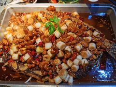 宫保鸡丁烤鱼（清江鱼/斤）-锦尚阁烤鱼(望京新荟城店)