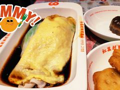 香葱双蛋肠粉-红荔村肠粉(岗厦店)