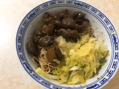 大肠白菜热拌面-水门桥面馆(东坡雅居店)