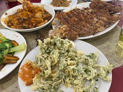 -北京龙庆四季香农家饭庄·灶台鱼·碳烤虹鳟鱼(龙庆峡店)