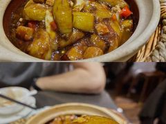 咸鱼鸡粒茄子煲-熠盛粤味(永康路店)