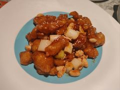 糖醋鳕鱼丁-悦海·家宴·冰花皮皮虾大锅贴(宝龙店)