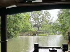 -摇橹船上船码头