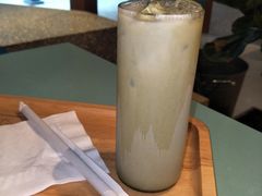 抹茶拿铁-sugarman espresso素饮糖人高新咖啡工厂