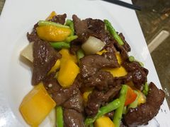 香芒爆牛肉-富黎华海鲜大酒楼(正大广场店)