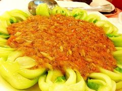 清炒蟹黄油-上海老饭店(北京分店)