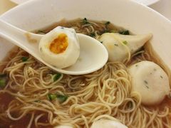 蟹粉鱼饺拼墨鱼丸粗面-永盈茶餐厅(江南大道中店)