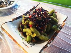凉拌毛豆-美膳居川菜馆油焖大虾烧烤(卓刀泉店)