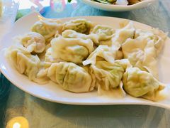 角瓜鸡蛋虾仁水饺-黄家饺子东北特色菜馆(湖滨商业街店)