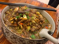 鸡肠牛肉汤面-跃跃鸡肠面(人民北路店)