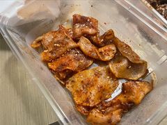 碳烤土豆片-红柳枝滩羊烧烤·非遗
