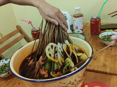 -拈签一笑黄牛肉辣卤串串