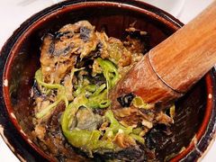 皮蛋青椒擂茄子-费大厨辣椒炒肉(皇庭广场店)