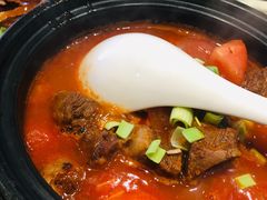 番茄红果炖牛腩-四季民福烤鸭店(前门廊房二条店)