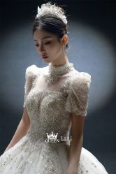 点击看大图 -艾拉·女王婚纱礼服馆