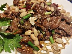 葱爆蒙古肉-刘胖子家常菜·蹄花焖藕(富安街店)