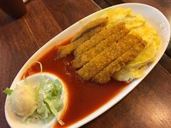 番茄汁猪排蛋包饭-玛格萝妮比萨屋(陆家浜路店)