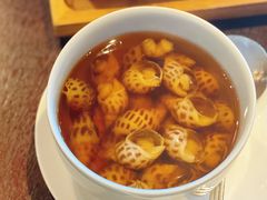 古越陈酿煮花螺-杭州西子湖四季酒店·金沙厅
