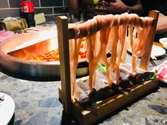 鸭肠毛肚双拼-重庆地瓜老火锅(广渠门店)