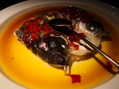 老坛剁椒蒸鲜活鱼头-老湘村·湖南土菜(天河维多利店)