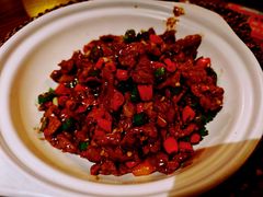 松子小炒黄牛肉-永安水煮活鱼·仪征土菜院子