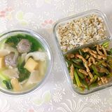 蒜苔肉丝