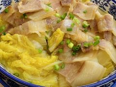 咸肉蒸娃娃菜-邱记私房菜·十八年本地菜